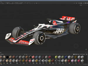 F1 Haas VF-24 2024 3D Model