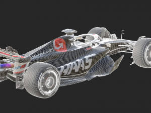 F1 Haas VF-24 2024 Model 3D