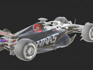 F1 Haas VF-24 2024 3D Model