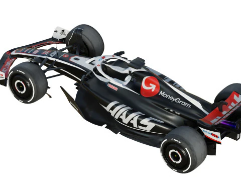 F1 Haas VF-24 2024 3D Model