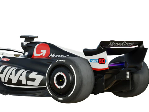 F1 Haas VF-24 2024 3D Model