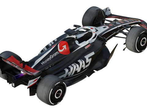F1 Haas VF-24 2024 Model 3D