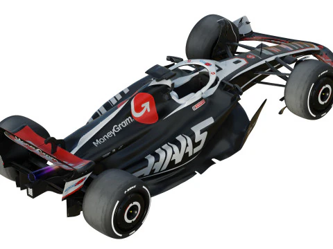 F1 Haas VF-24 2024 3D Model