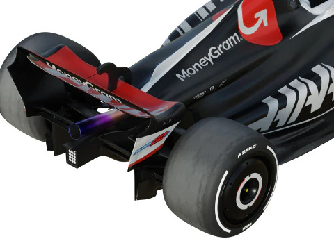 F1 Haas VF-24 2024 3D Model