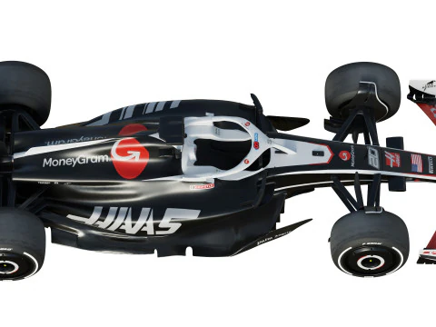 F1 Haas VF-24 2024 3D Model