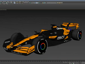 F1 McLaren MCL38 2024 3D Model