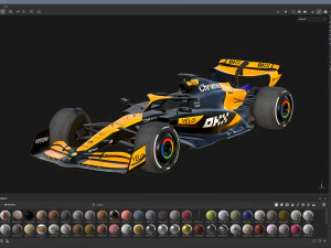 F1 McLaren MCL38 2024 3D Model