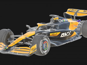 F1 McLaren MCL38 2024 Modelo 3D