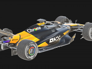 F1 McLaren MCL38 2024 Modelo 3D