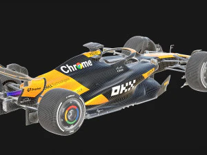 F1 McLaren MCL38 2024 3D Model