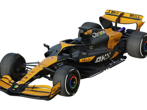 F1 McLaren MCL38 2024 Modelo 3D