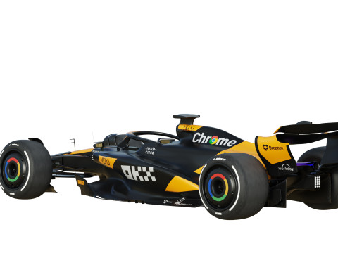 F1 McLaren MCL38 2024 Modelo 3D