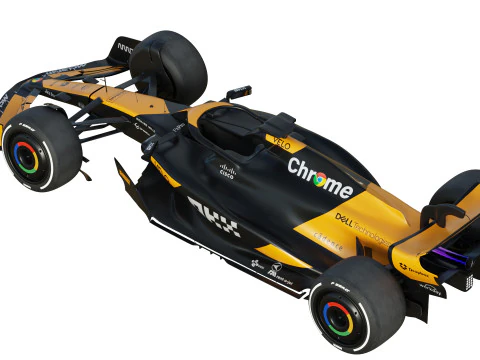 F1 McLaren MCL38 2024 3D Model