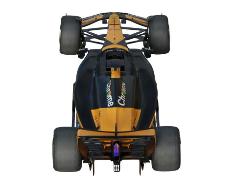 F1 McLaren MCL38 2024 3D Model