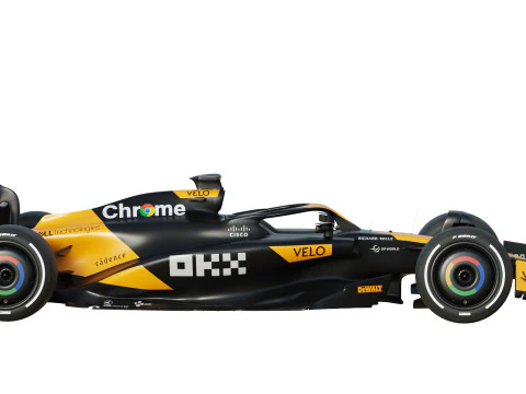 F1 McLaren MCL38 2024 3D Model