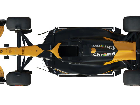 F1 McLaren MCL38 2024 3D Model