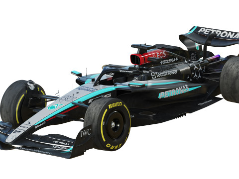 F1 Mercedes W15 2024 Model 3D