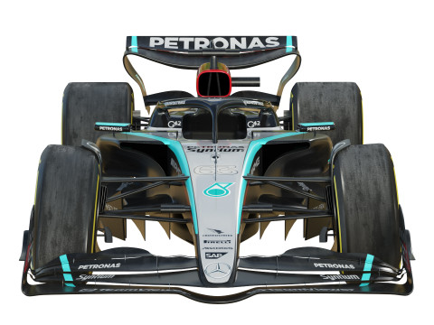 F1 Mercedes W15 2024 Model 3D