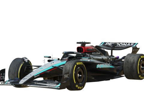 F1 Mercedes W15 2024 Model 3D