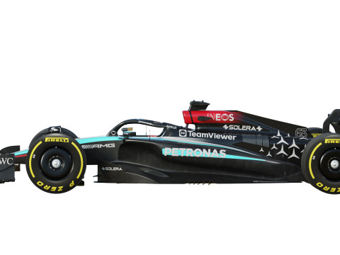 F1 Mercedes W15 2024 Model 3D