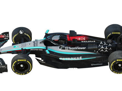 F1 Mercedes W15 2024 Model 3D