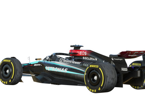 F1 Mercedes W15 2024 Model 3D