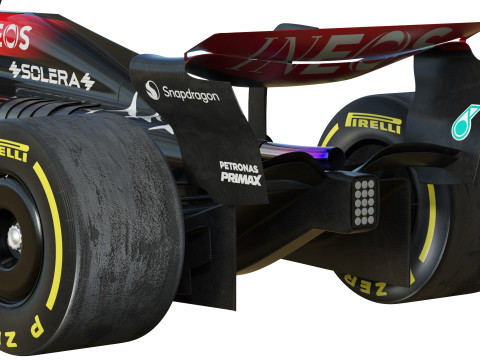 F1 Mercedes W15 2024 Model 3D