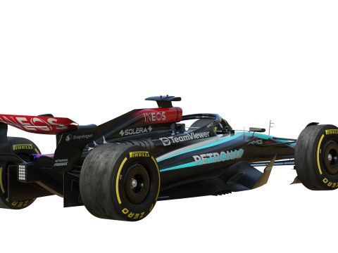 F1 Mercedes W15 2024 Model 3D