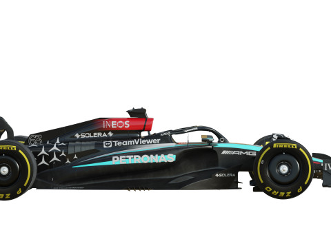 F1 Mercedes W15 2024 Model 3D