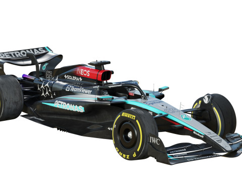 F1 Mercedes W15 2024 Model 3D