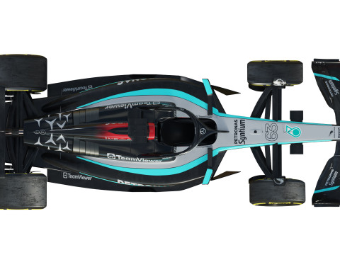 F1 Mercedes W15 2024 Model 3D
