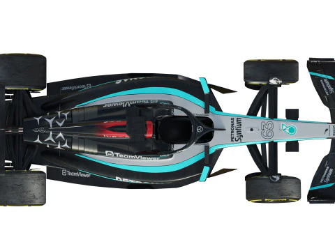 F1 Mercedes W15 2024 3D Model in Racing 494930 | 3DExport