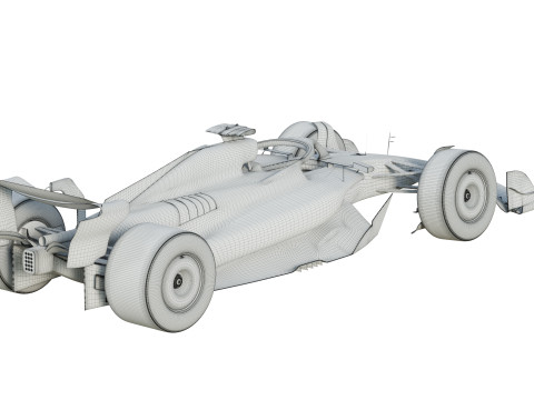 F1 Mercedes W15 2024 Model 3D