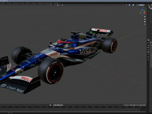 F1 Racing Bulls 2024 Model 3D