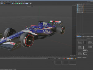 F1 Racing Bulls 2024 Model 3D