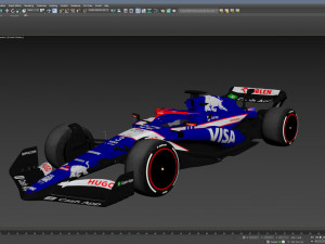 F1 Racing Bulls 2024 Model 3D