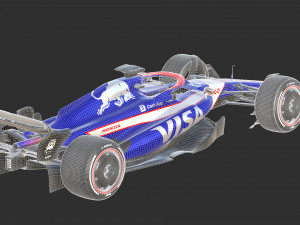 F1 Racing Bulls 2024 Model 3D