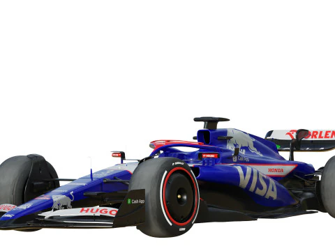 F1 Racing Bulls 2024 3D Model