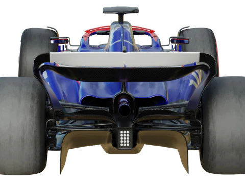F1 Racing Bulls 2024 3D Model