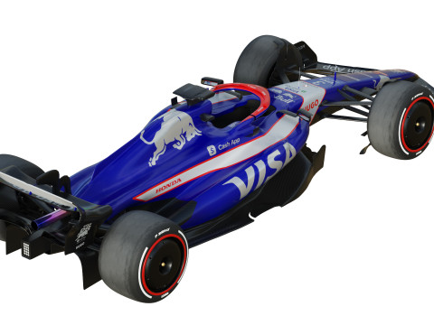F1 Racing Bulls 2024 Model 3D
