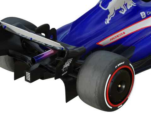 F1 Racing Bulls 2024 3D Model