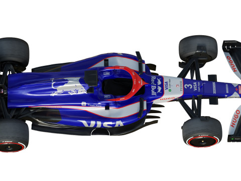 F1 Racing Bulls 2024 Model 3D