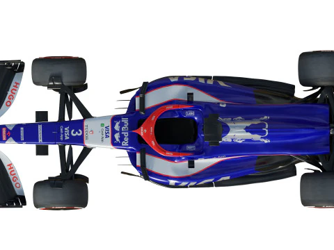 F1 Racing Bulls 2024 3D Model