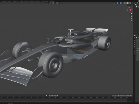 F1 Red-Bull RB20 2024 3D Модель
