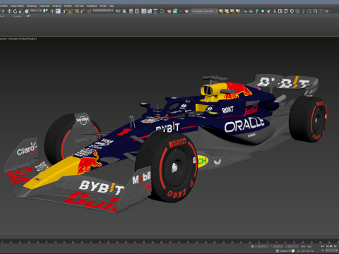 F1 Red-Bull RB20 2024 3D Модель