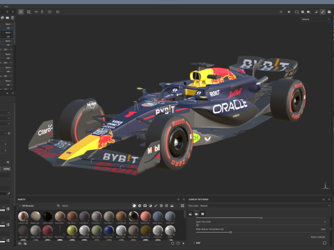 F1 Red-Bull RB20 2024 3D Модель