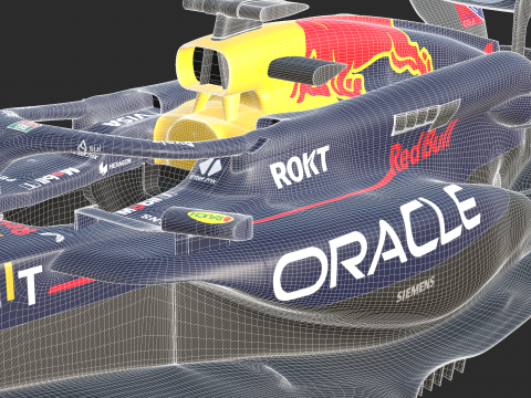 F1 Red-Bull RB20 2024 3D Модель