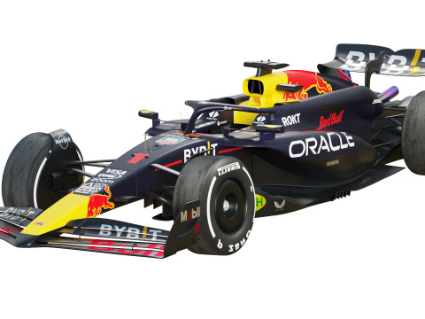 F1 Red-Bull RB20 2024 3D Модель