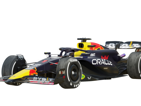 F1 Red-Bull RB20 2024 3D Модель