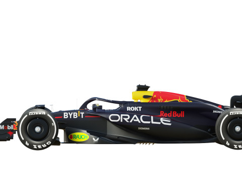 F1 Red-Bull RB20 2024 3D Модель